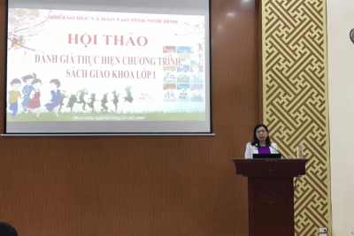 Hội thảo đánh giá thực hiện dạy học Chương trình, sách giáo khoa lớp 1