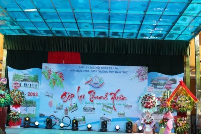 “Gặp lại thanh xuân” – Ngày trở về sau 20 năm rời xa mái trường THPT Nam Trực của học sinh K28 (2000-2003)