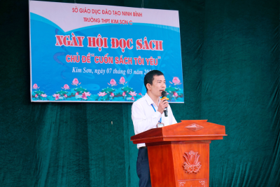 Lan toả văn hoá đọc sách qua “Ngày hội đọc sách – Chủ đề: Cuốn sách tôi yêu” tại Trường THPT Kim Sơn C