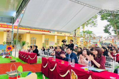 Sở Giáo dục và Đào tạo tổ chức chuyên đề  “Xây dựng các hoạt động giáo dục lấy trẻ làm trung tâm để xây dựng trường học hạnh phúc” tại Trường Mầm non Quang Sơn, thành phố Tam Điệp