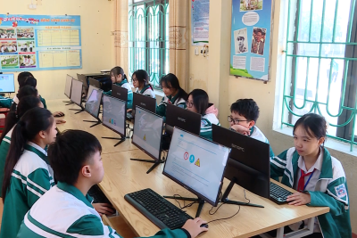 Các trường học tích cực tham gia Cuộc thi An toàn giao thông cho nụ cười ngày mai
