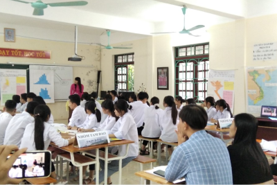 Trường THPT Dân tộc nội trú thực hiện thành công chuyên đề cấp tỉnh bộ môn Địa lý trước thềm Hội giảng