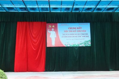 Trường THPT Nam Trực tổ chức chung kết Hội thi kể chuyện “Bác Hồ và những bài học về đạo đức, lối sống dành cho học sinh”, năm 2022