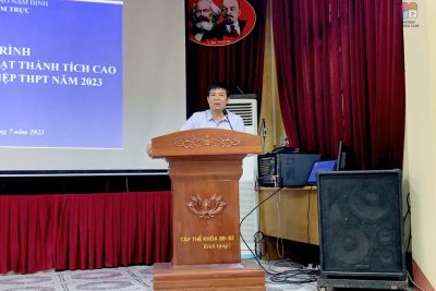 Trường THPT Nam Trực, Nam Định tổ chức Chương trình trao thưởng cho học sinh đạt kết quả cao trong Kỳ thi tốt nghiệp THPT năm 2023