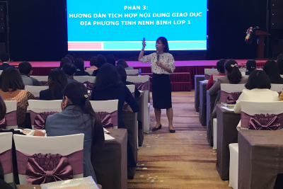 Bồi dưỡng sử dụng Tài liệu giáo dục địa phương tỉnh Ninh Bình lớp 1