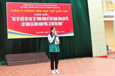 TRƯỜNG THCS TRƯƠNG HÁN SIÊU VỚI “TUẦN LỄ HƯỞNG ỨNG HỌC TẬP SUỐT ĐỜI”